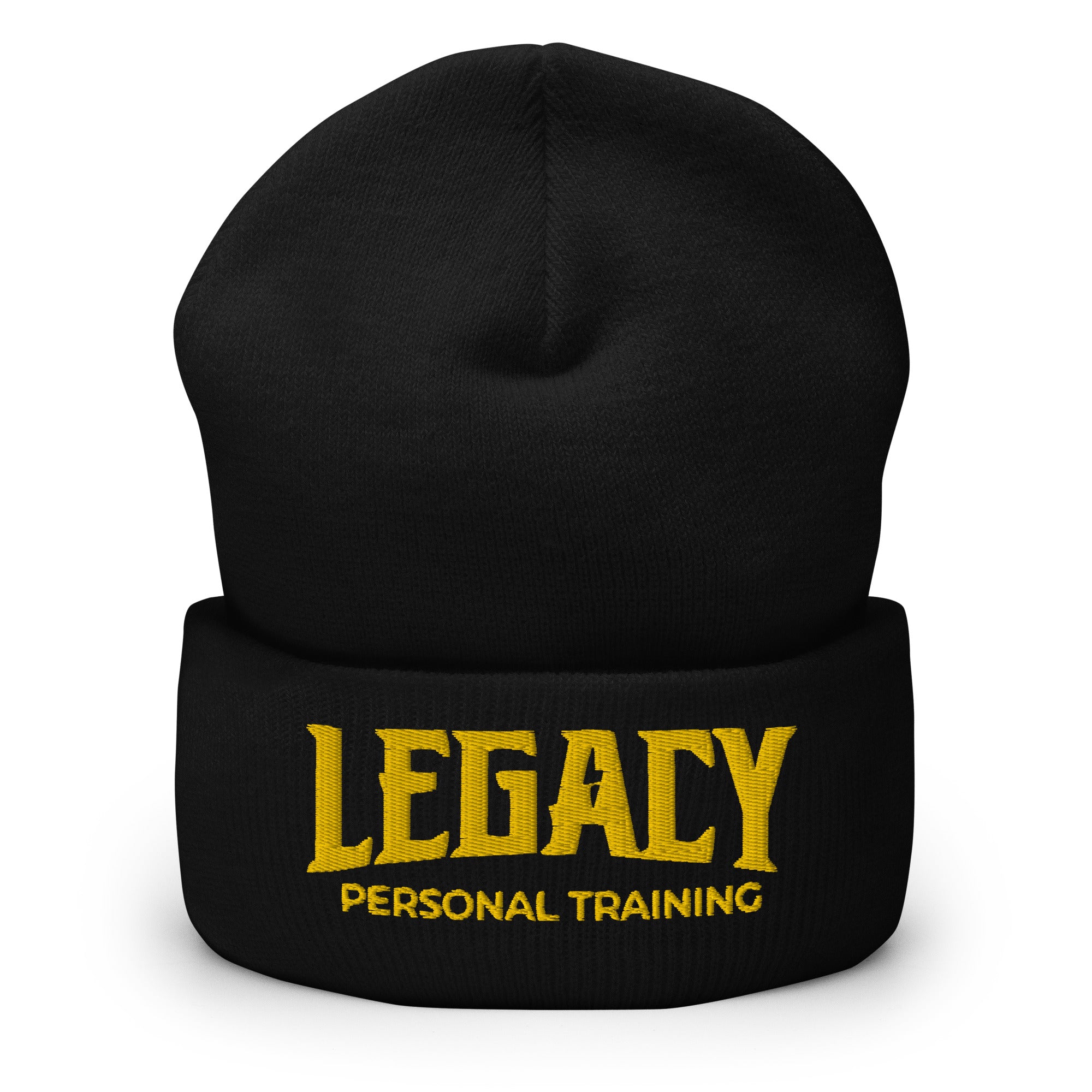Legacy logo Black Cuffed Beanie