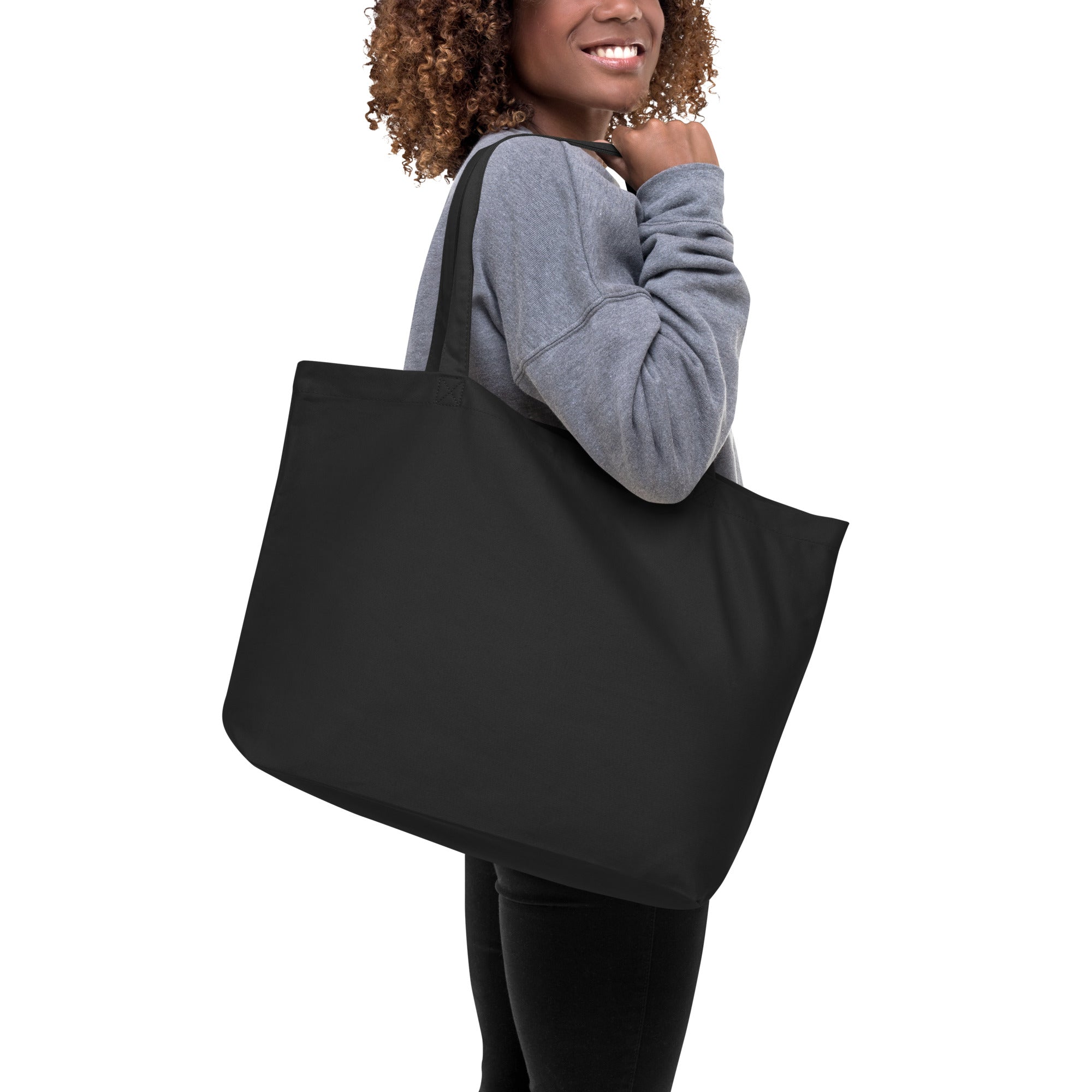 Legacy Black Large organic tote bag