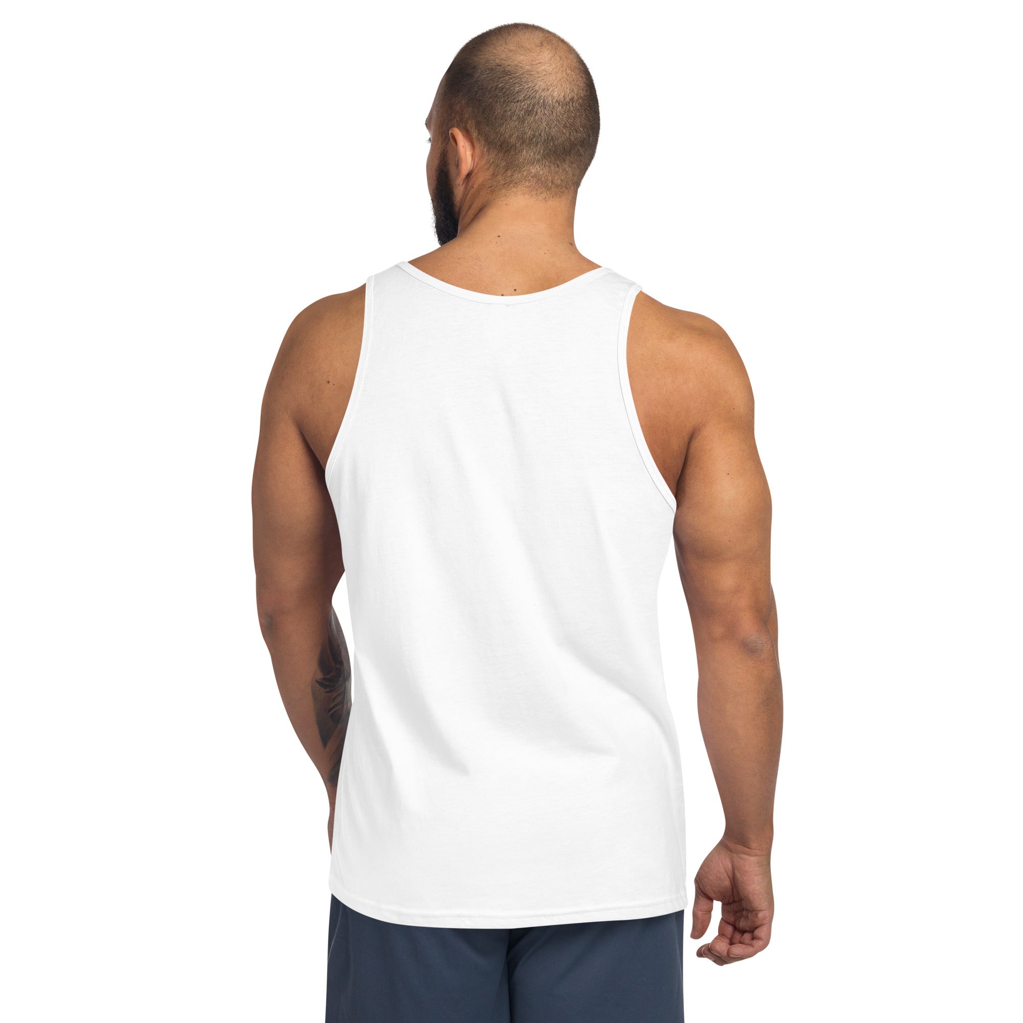 Beast Mode White Unisex Tank Top