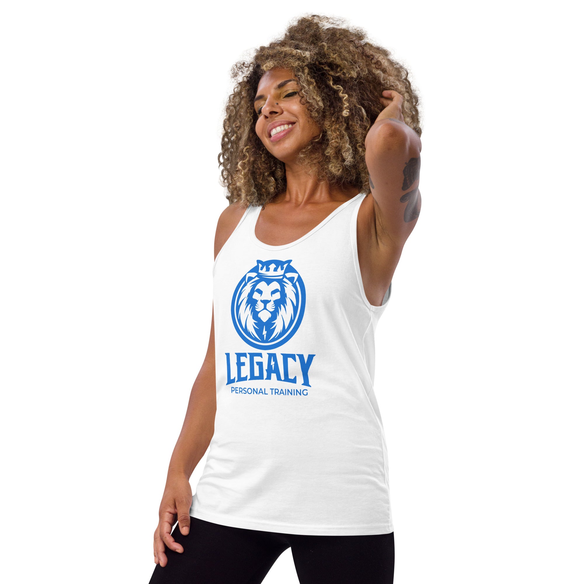 Legacy White Unisex Tank Top