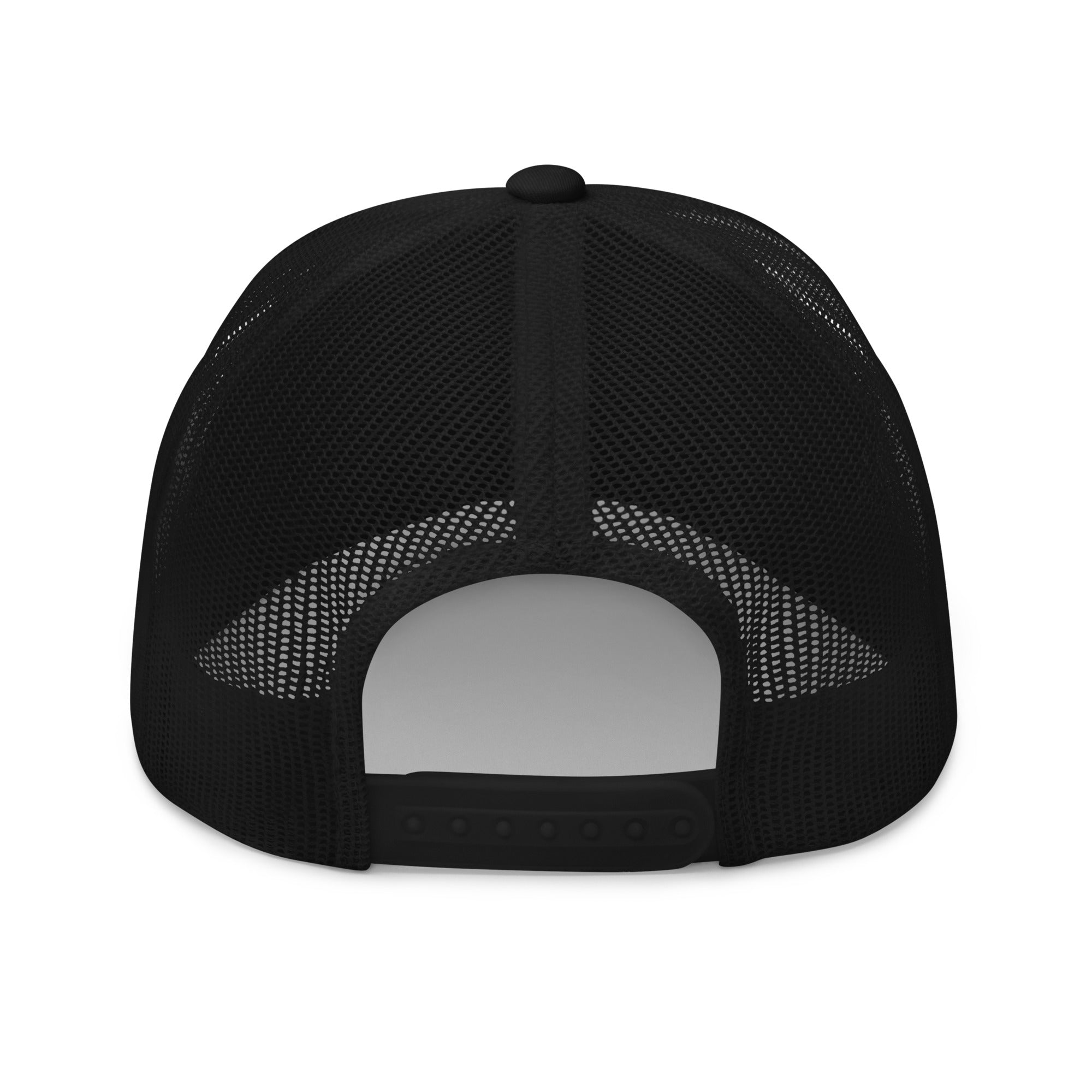 Legacy Logo Black Trucker Cap