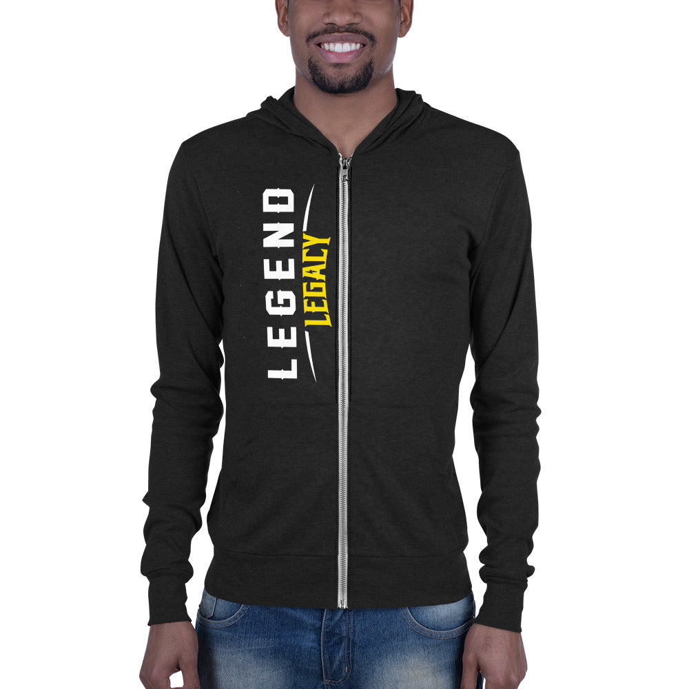 Legend Unisex zip hoodie