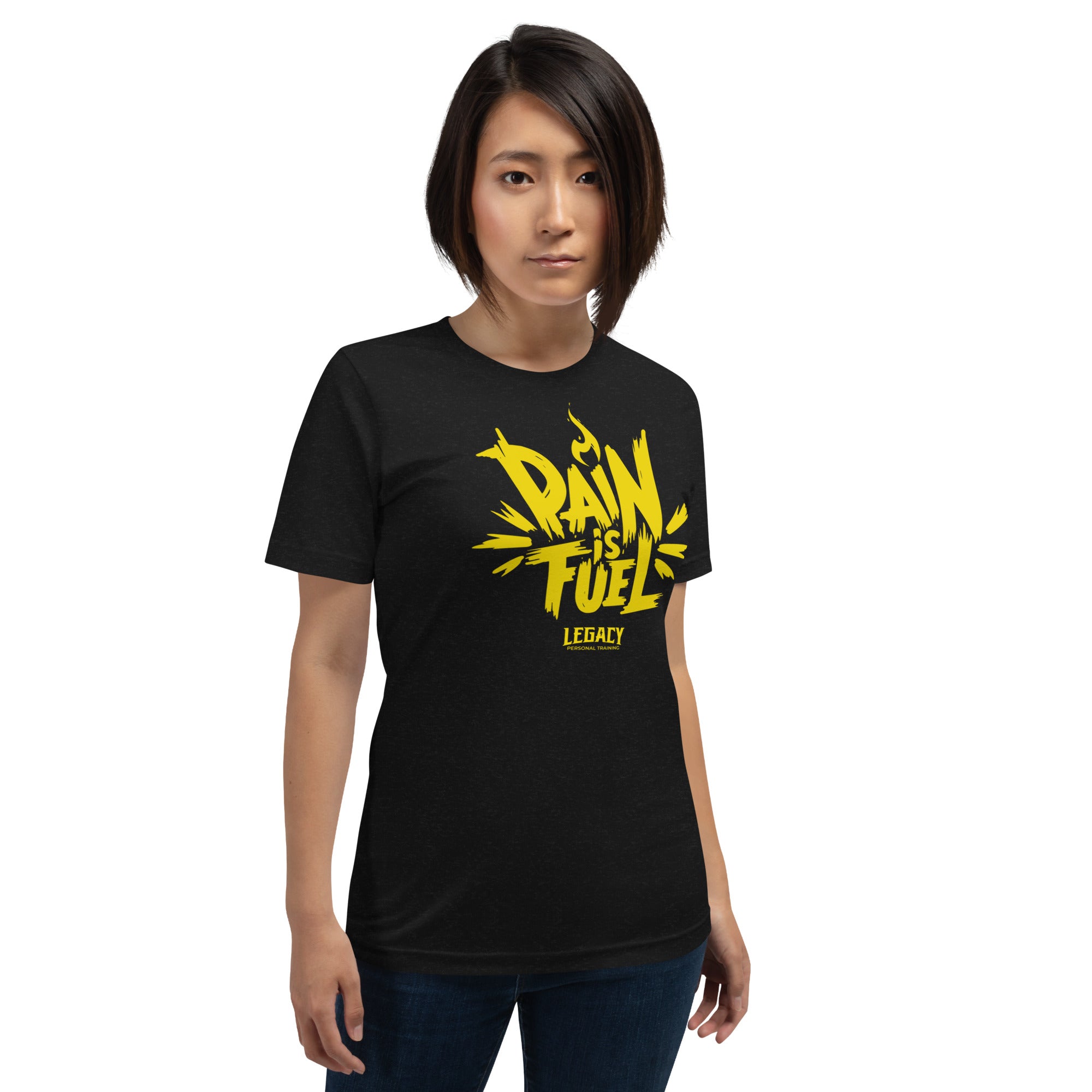 Pain is Fuel Black Short-Sleeve Unisex T-Shirt