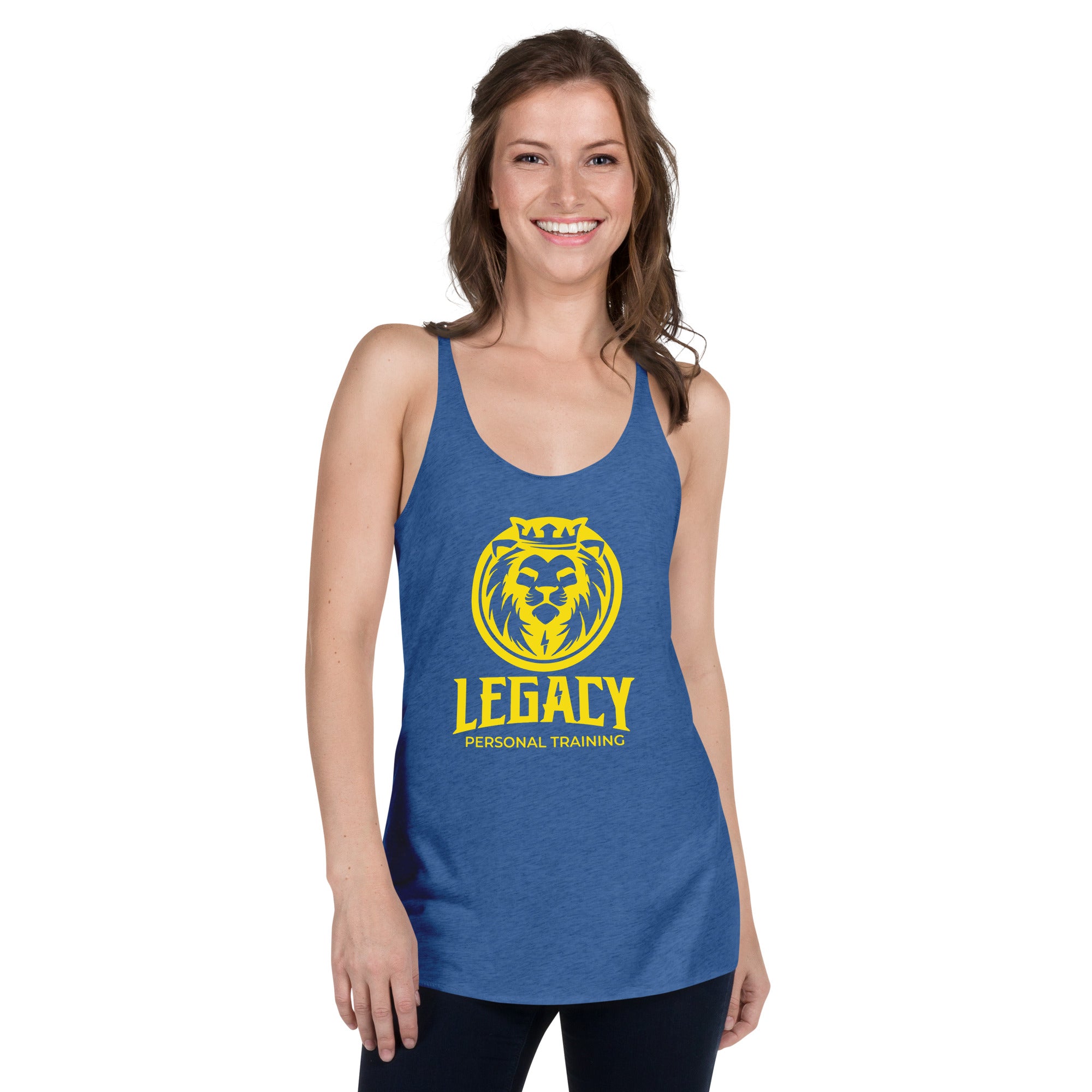 Logo Blue Women's Racerback Tank