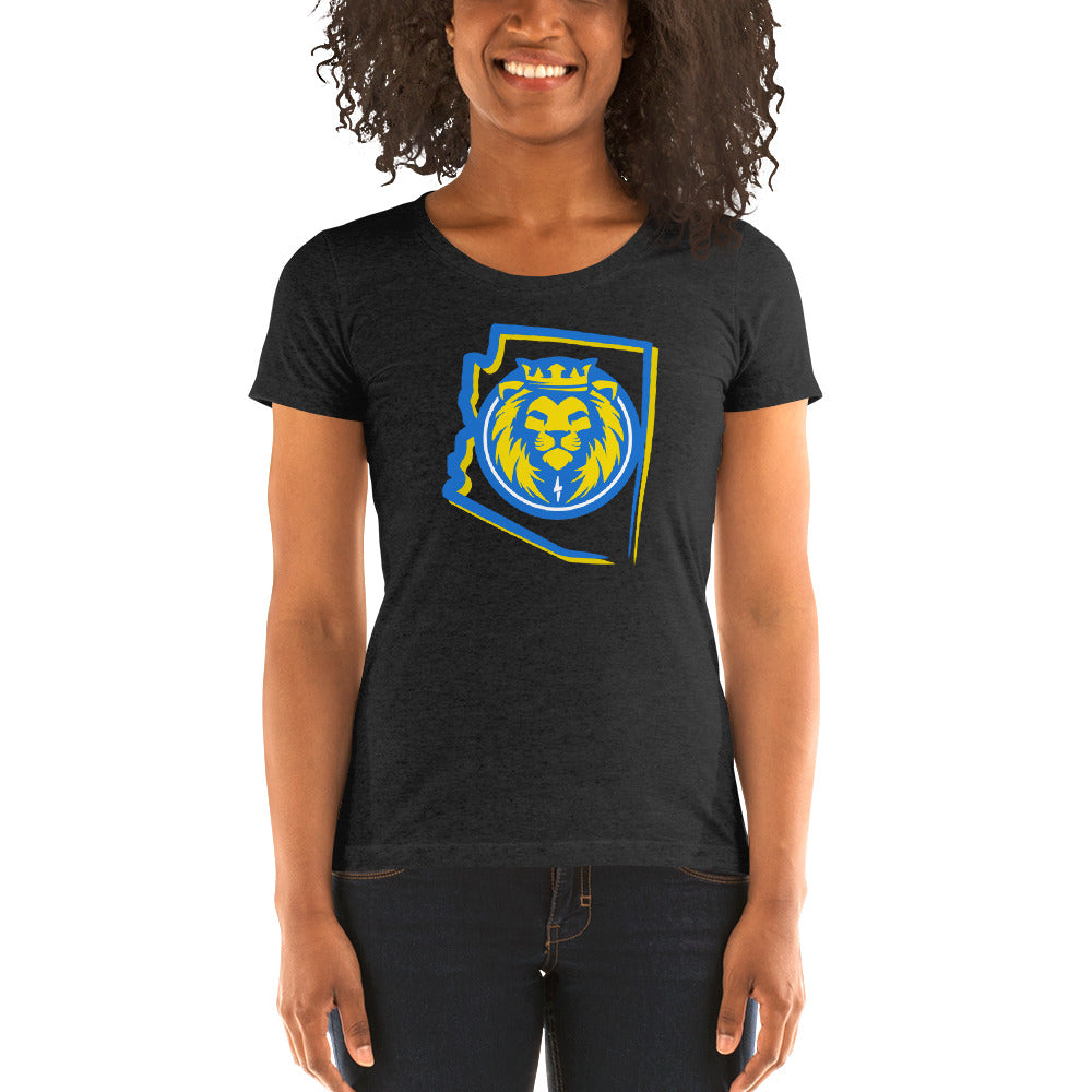 AZ State Black Ladies' short sleeve t-shirt