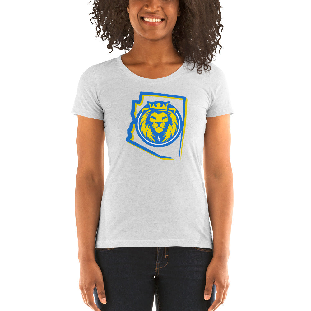 AZ State White Ladies' short sleeve t-shirt