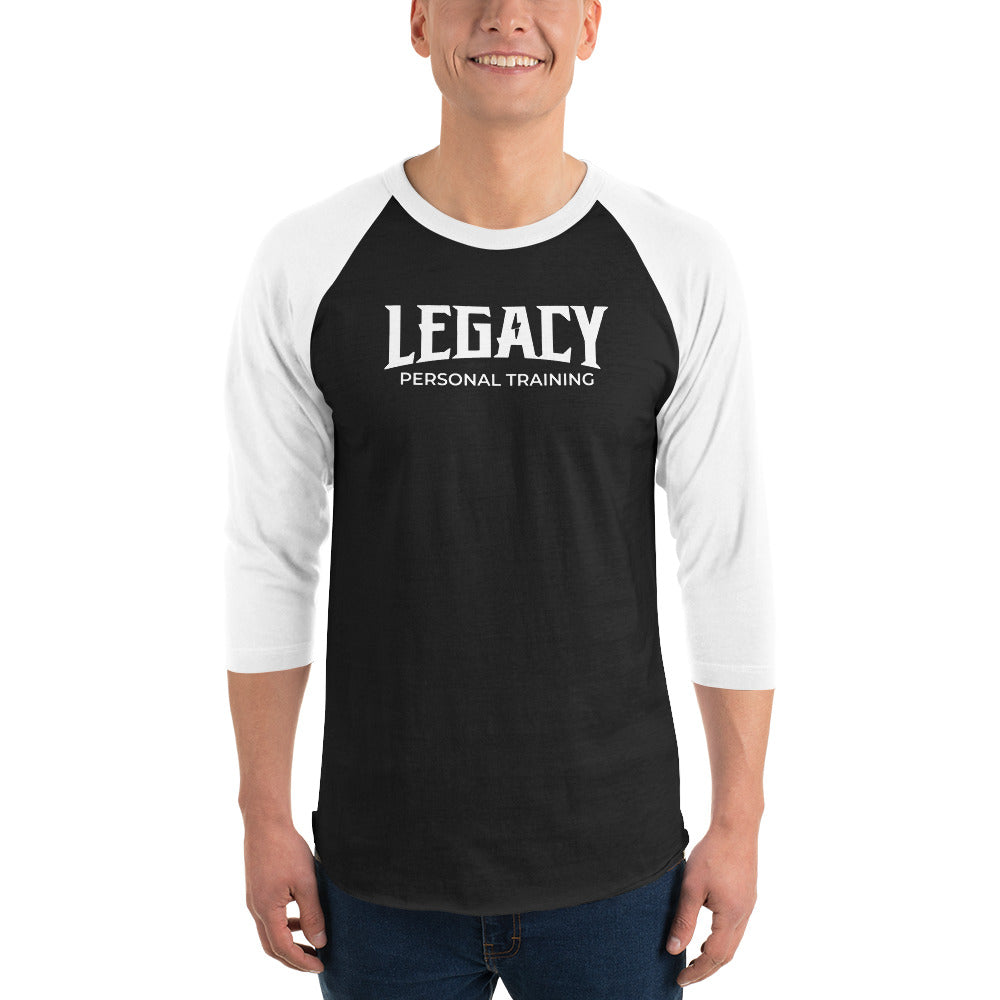 Legacy B/W 3/4 sleeve raglan shirt