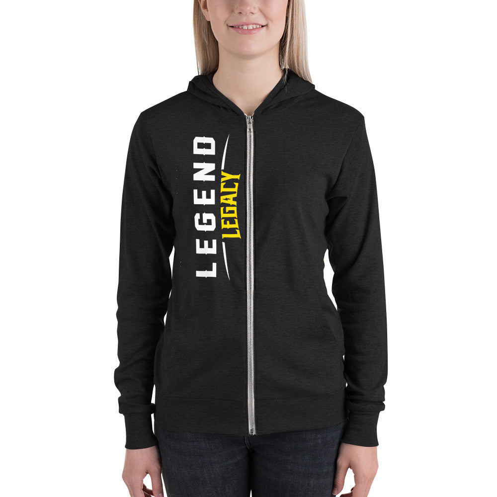 Legend Unisex zip hoodie