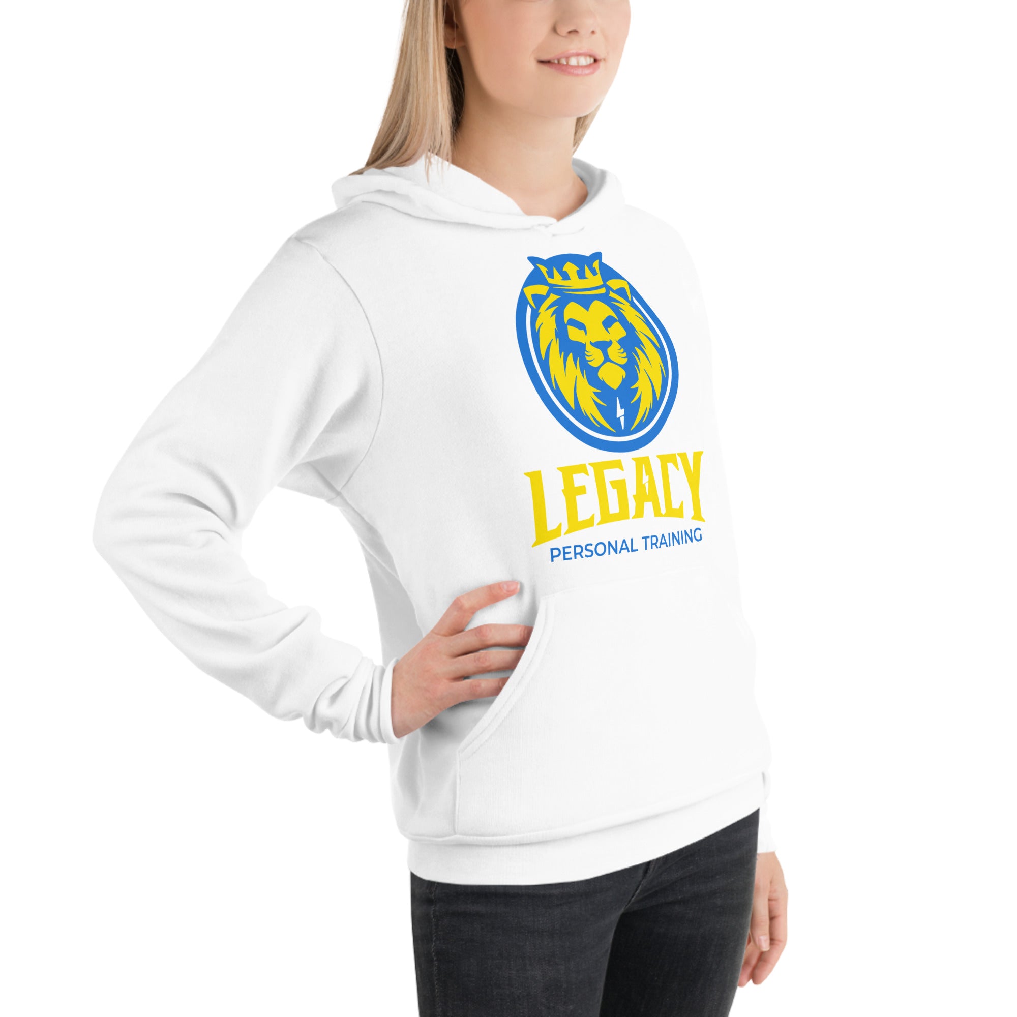 Legacy White Unisex hoodie